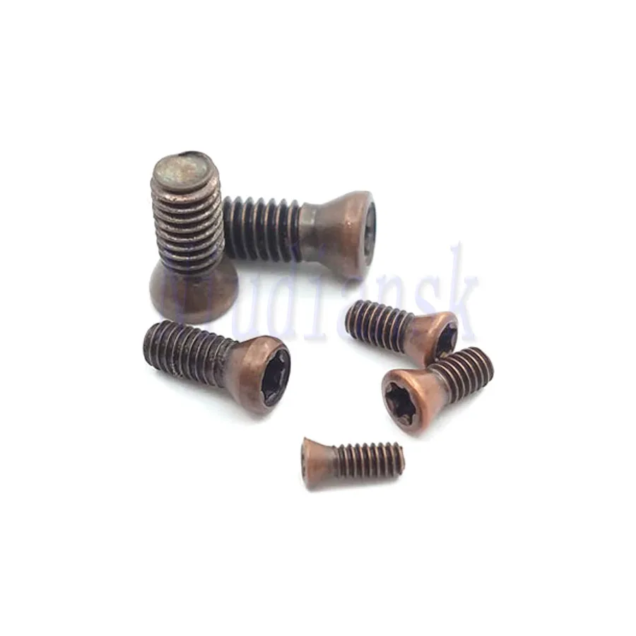 50 pcs M2x5 M2.2*6 M2.5×8 M3*7 M3×12 M3.5*14 Round Head Flat Head Screws CNC Lathe Accessories Turning Tool Holder Fixing Parts