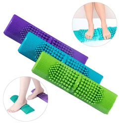 Massageador de plástico portátil para adultos, reflexologia caseira, Toe Acupressure Mat, massagem resistente, ponto de acupuntura, homens e mulheres