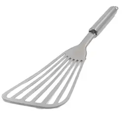 Stainless Steel Fish Spatula Metal Blade With Stainless Steel Handle Fish Tuner Utensils For Kitchen Cooking Tool