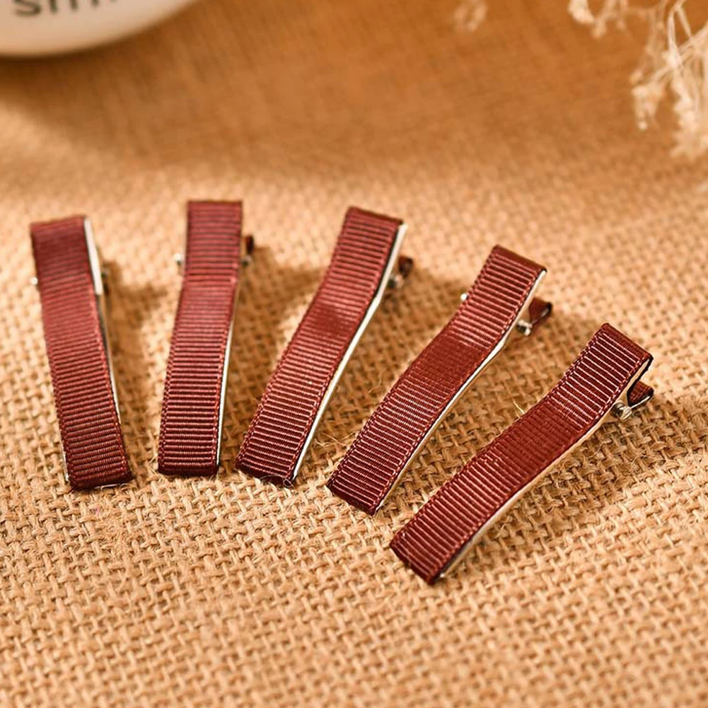 10PCS Ribbed Band Rambut Klip Hairbows Aksesoris Rambut Fashion Rambut Barrette Gadis Gigi Hairdryer Wanita Rambut Klip