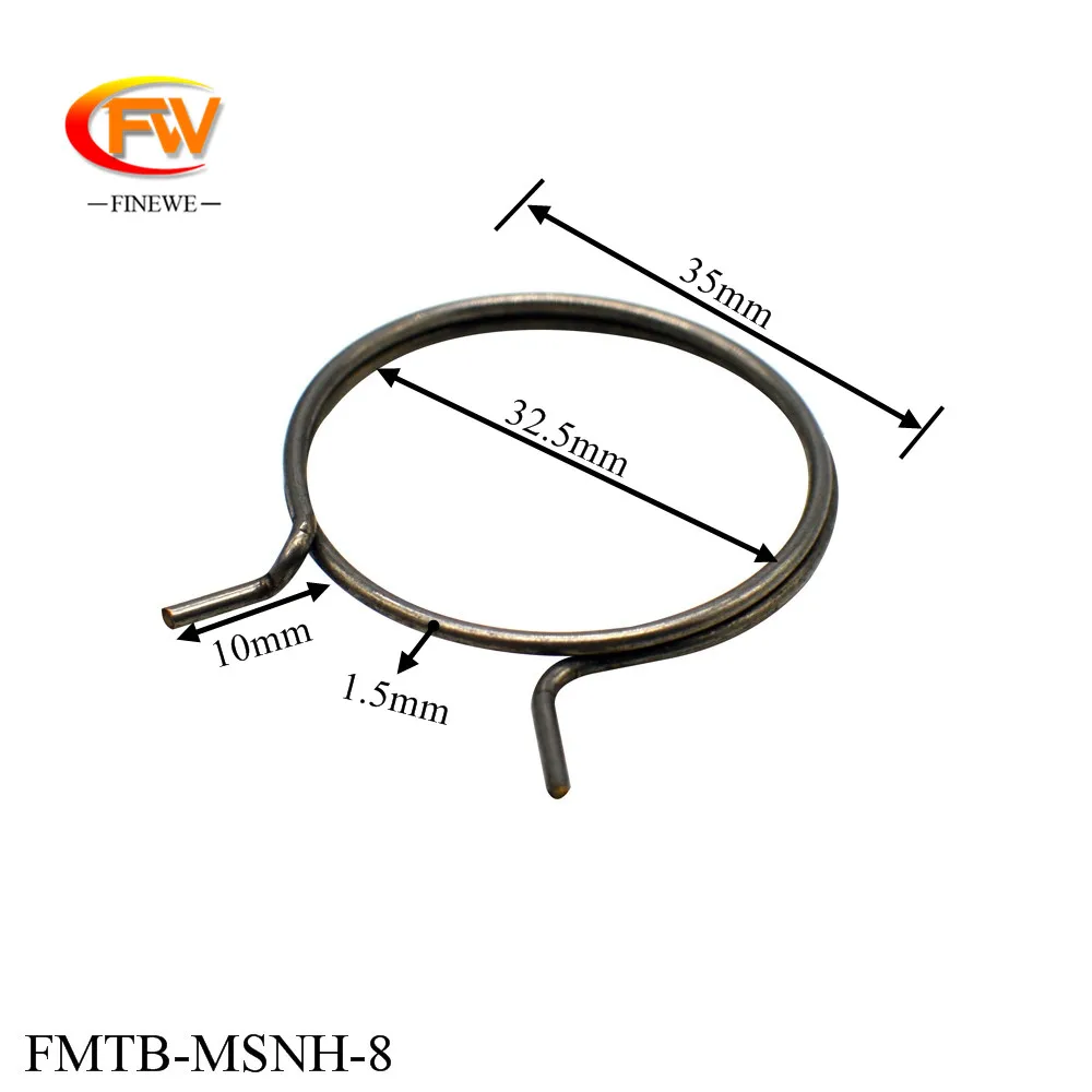 FINEWE 5pcs/lot 1.5-1.6mm wire spring steel door lock spring lever return spring electronic locks handle anti-theft door spring
