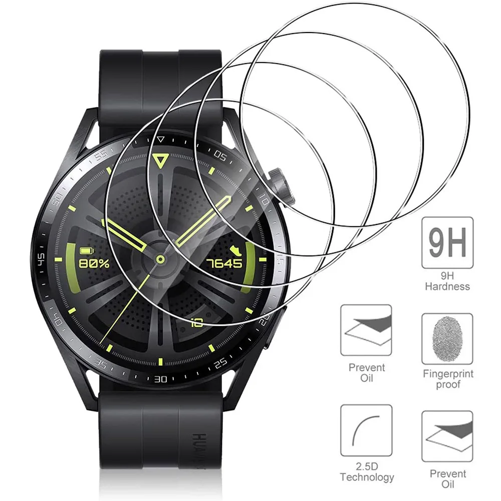 الزجاج المقسى حامي فيلم لهواوي ساعة GT3 46 مللي متر شاشة واقية