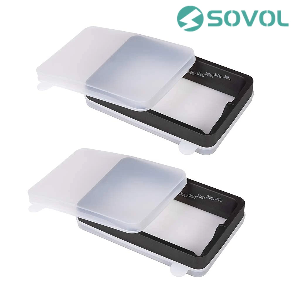 Sovol Resin Vat Anodized Aluminium with FEP Film Covers 3D Printer Parts Accessories for Creality Anycubic Photon Elegoo MARS