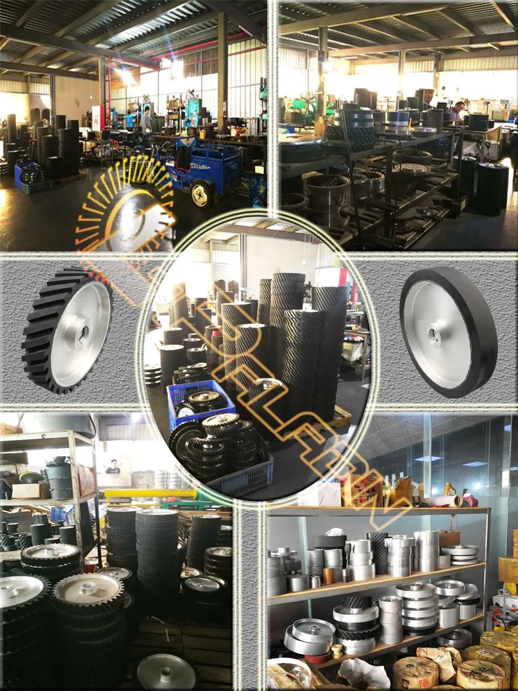 1 stück OD35/50/80mm Gummi Kontakt Rad Roller mit Welle M10 * 12mm Schleifen schleifmaschine Bandschleifer Teil – Detail 3