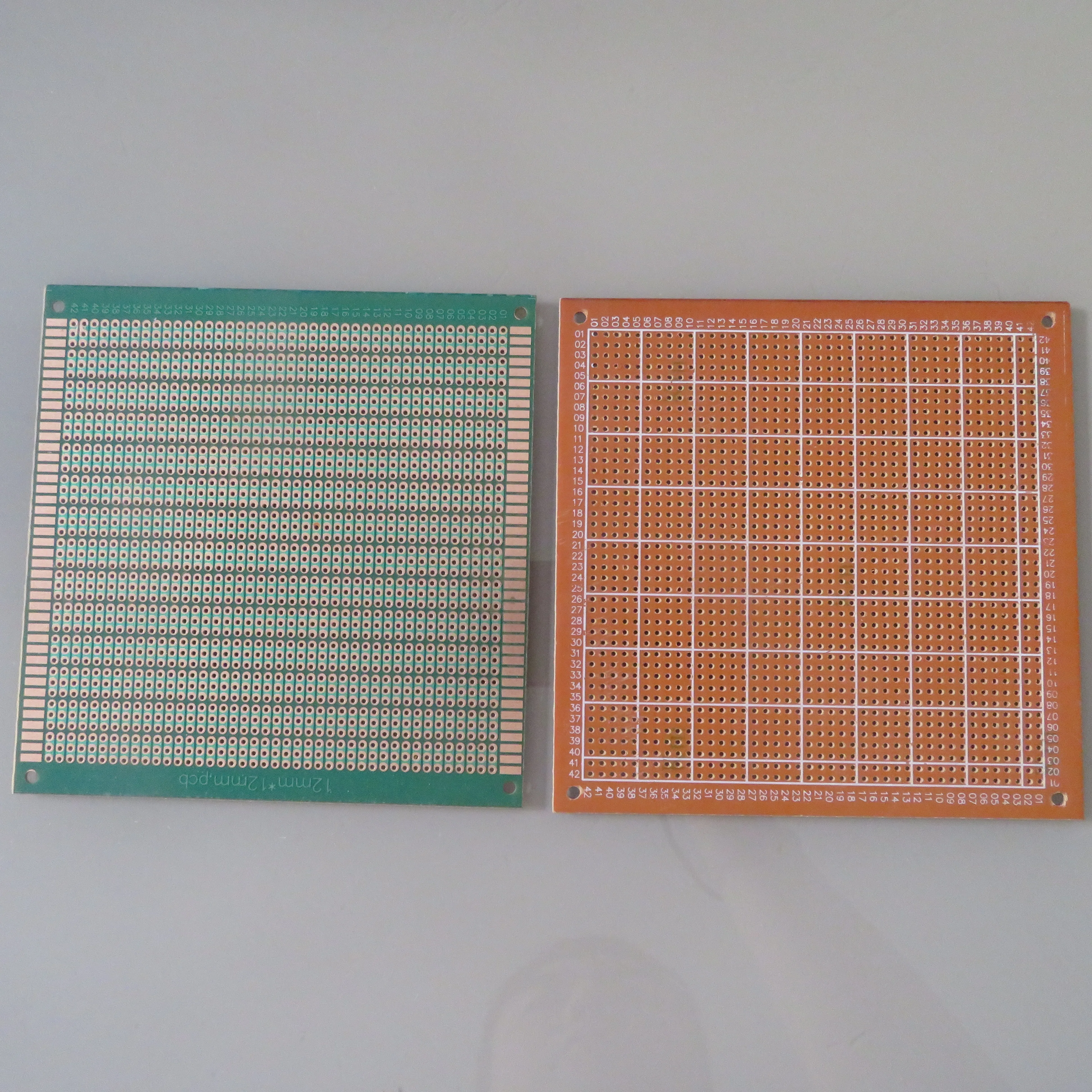 2pcs/lot Single Side 12x12cm universal Stripboard Veroboard vero Board bakelite experiment circuit board PCB Platine Matrix