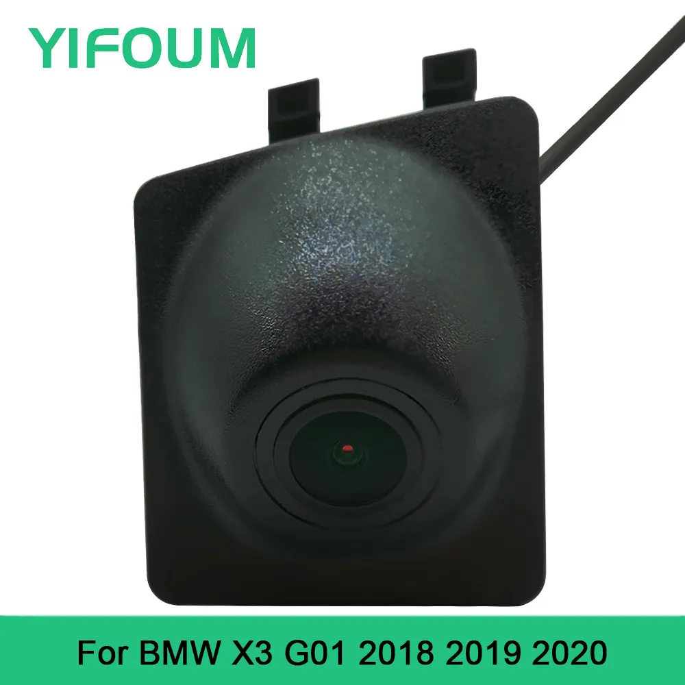 YIFOUM HD CCD Car Front View Parking Night Vision Positive Waterproof Logo Camera For BMW X3 G01 2018 2019 2020