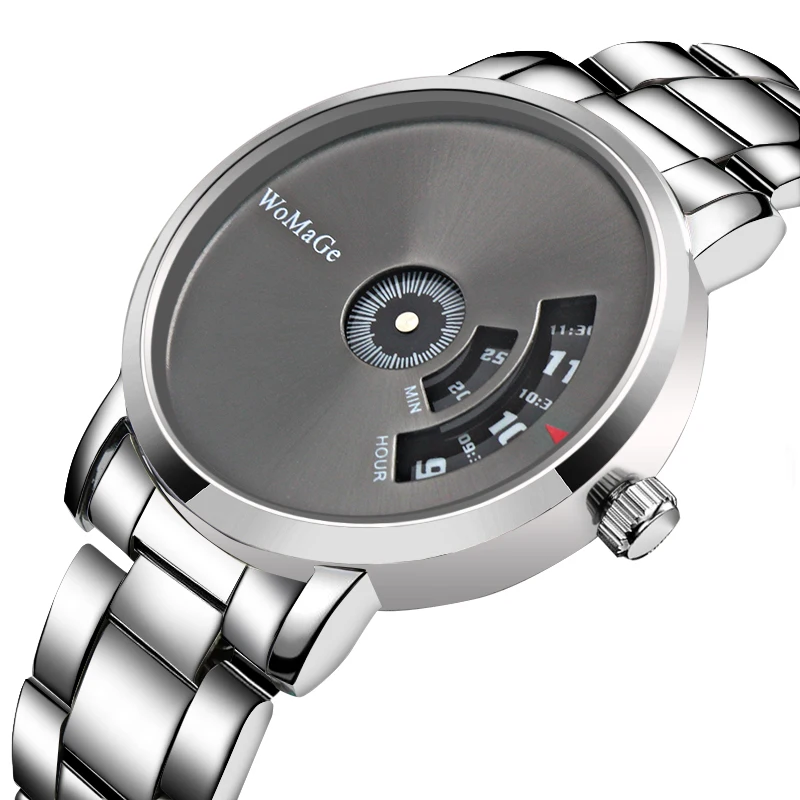 Men's Creative Stainless Steel Luxury Watch