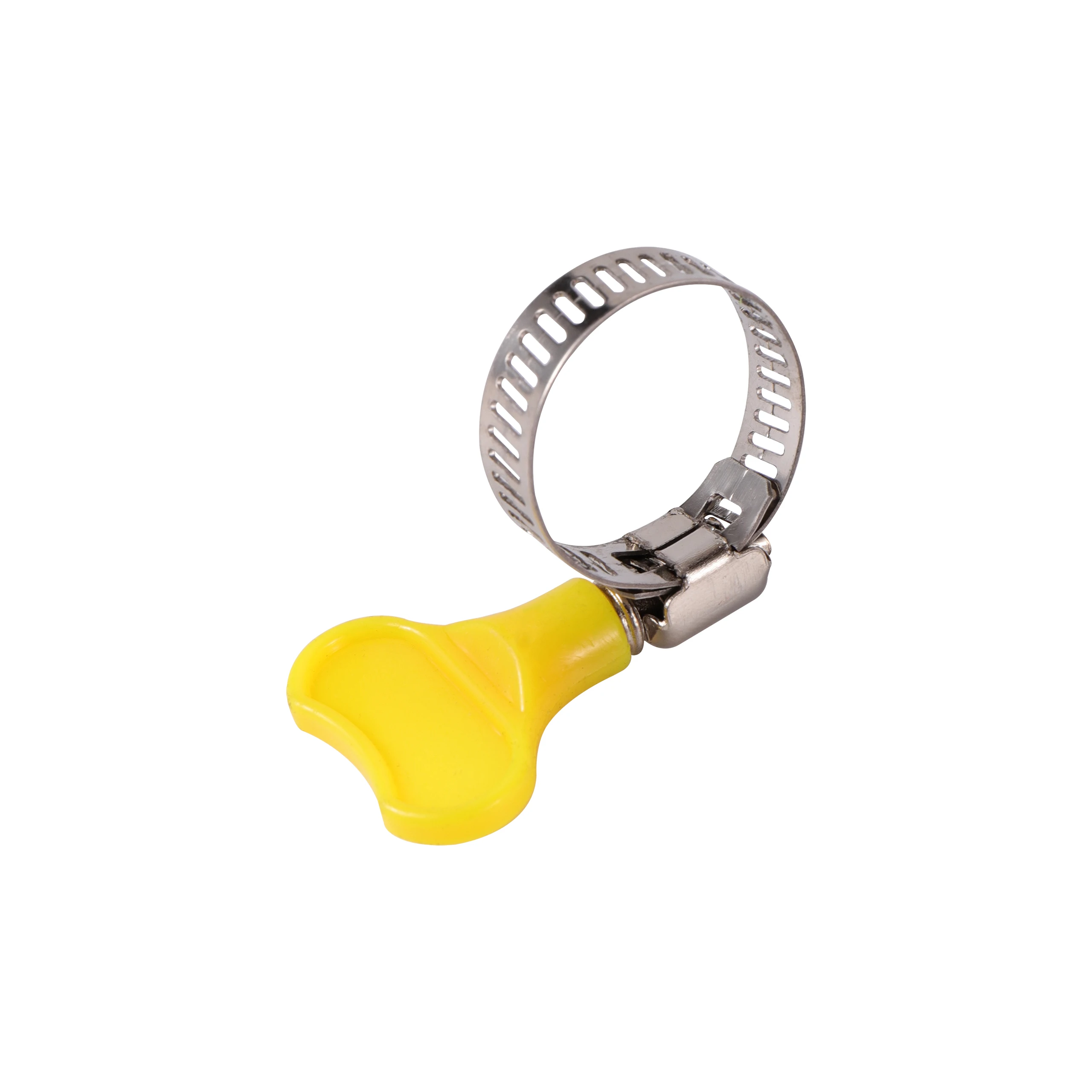 8~38mm Adjustable Hose Clamps Pipe Fastening Clips Plastic Handle Hand Wriggle Tubing Fastener Faucet Adapter Worm Drive Clamp