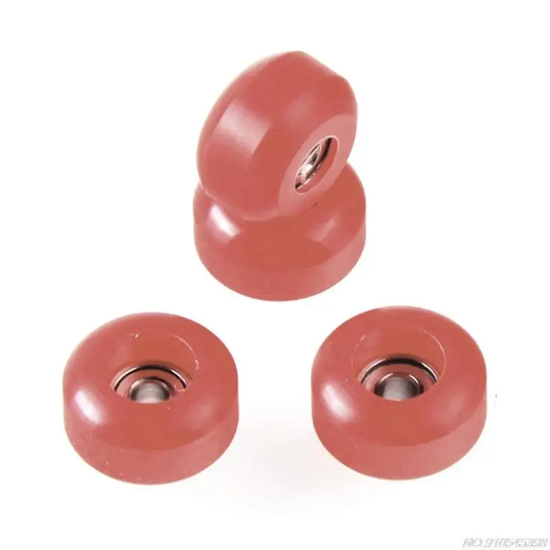 4 Pcs/Set Professional Urethane CNC Bearing Wheels for Wooden Fingerboard O27 21 Dropshipping