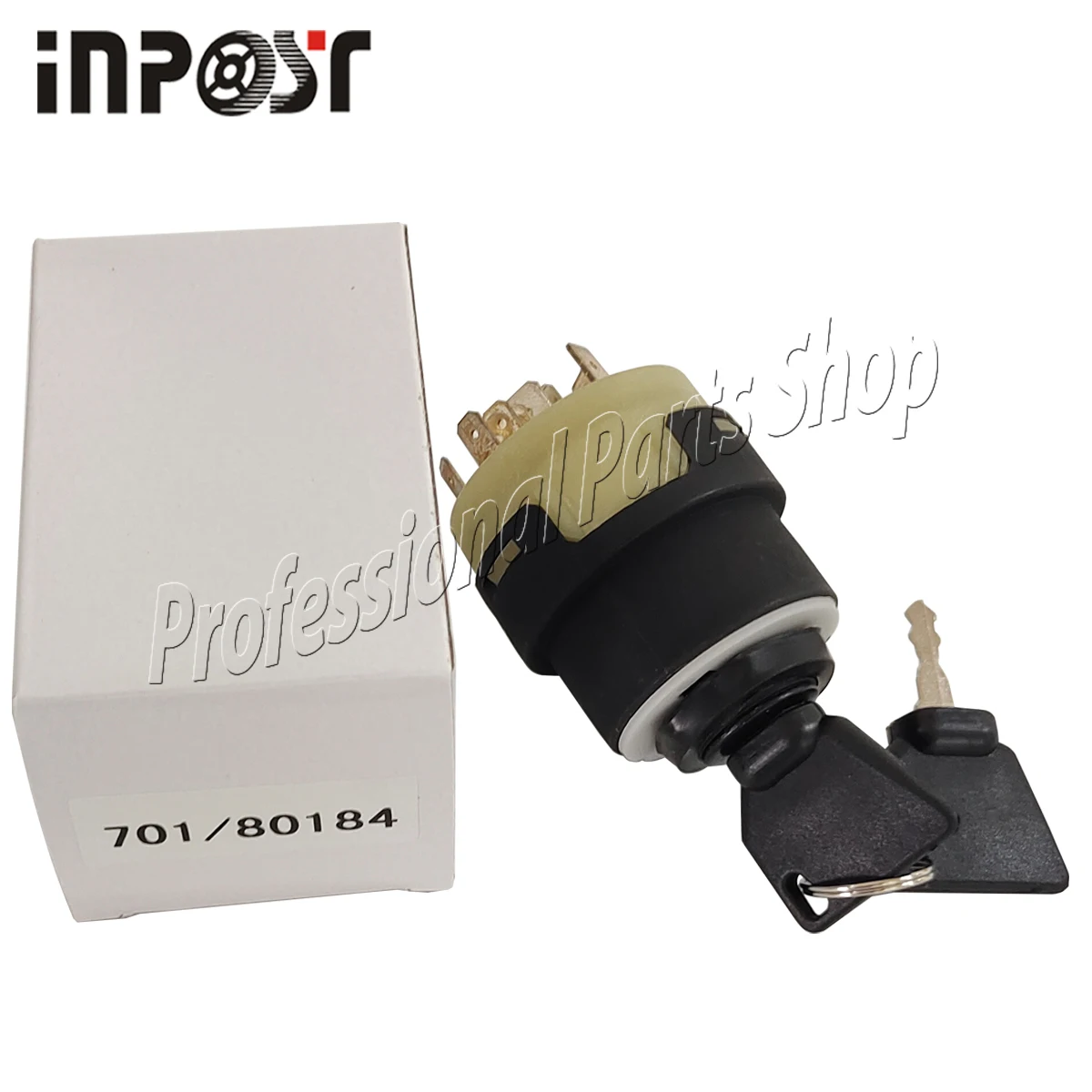 New Ignition Switch With 2 keys For JCB New Holland 701/80184 50988 85804674