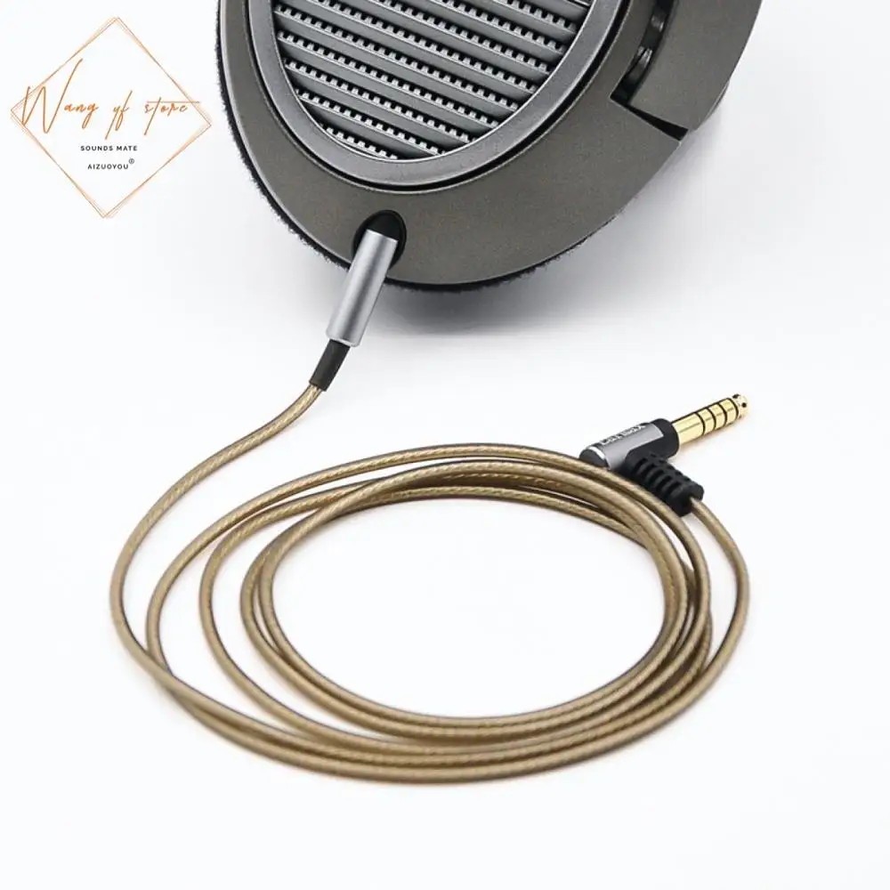 Hifi OFC Audio Cable For Sennheiser HD 595 558 518 598 Cs SE SR Headphone BALANCED 2.5mm 4.4mm Plugs Vol Remote Mic 3.5mm