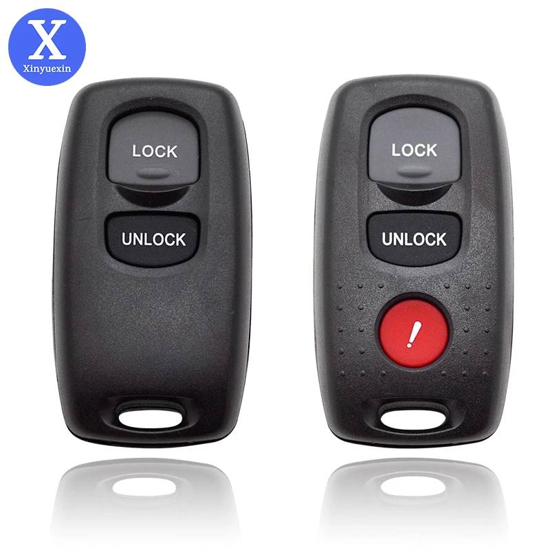 

Xinyuexin New Replacement 2 3 Buttons Remote Car Key Shell Keyless Entry Fob for Mazda 2 3 6 323 626 Control Car Key Case Cover