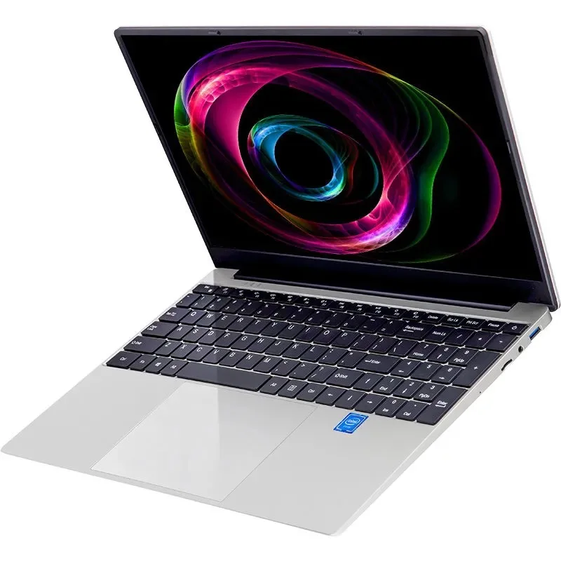 Computador portátil ultrafino, notebook com processador intel quad core celeron 13.3, 6gb, 128gb, win10, para negócios