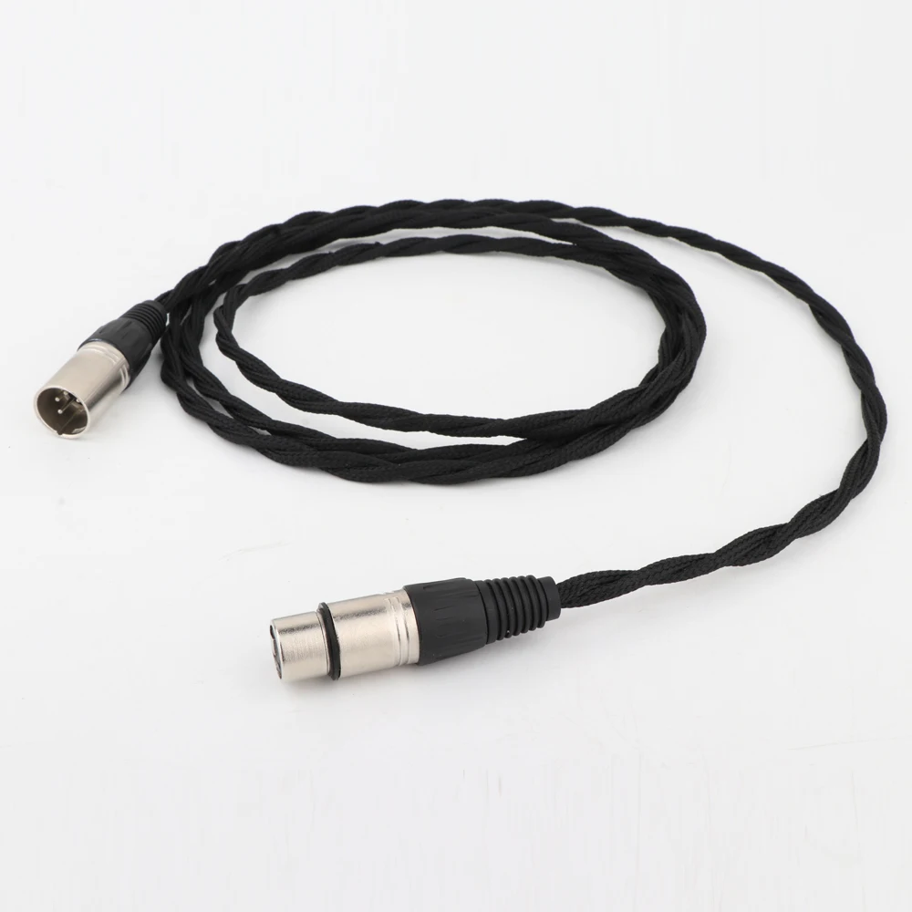 Câble d'extension Hifi XLR mâle vers 4 broches XLR femelle, câble d'extension audio pour téléphone de sauna