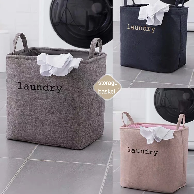 Foldable Storage Baskets Box For Clothes Panier A Linge Folding Bag Dirty Clothes Laundry Basket Toy Storage Home Organizer