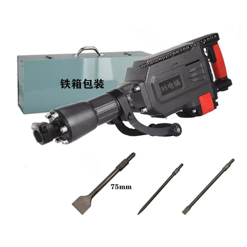 High-power 65 broken pick rock drill rammer chisel 95 electric pick industrial grade tree digging shovel electric tree digger