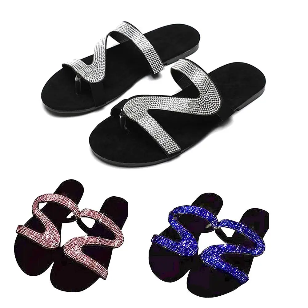 Women Summer Flat Flash Slippers Transparent Soft Jelly Shoes Female Flip Flops Sandals Outdoor Beach Ladies Slides Plus Size