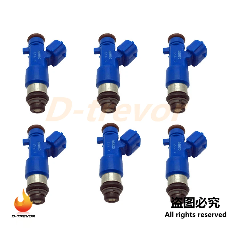 6Pcs 16600-JF00A 14002-AN001 Fuel Injectors nozzle for Nissan GT-R 3.8L V6 2009-2018