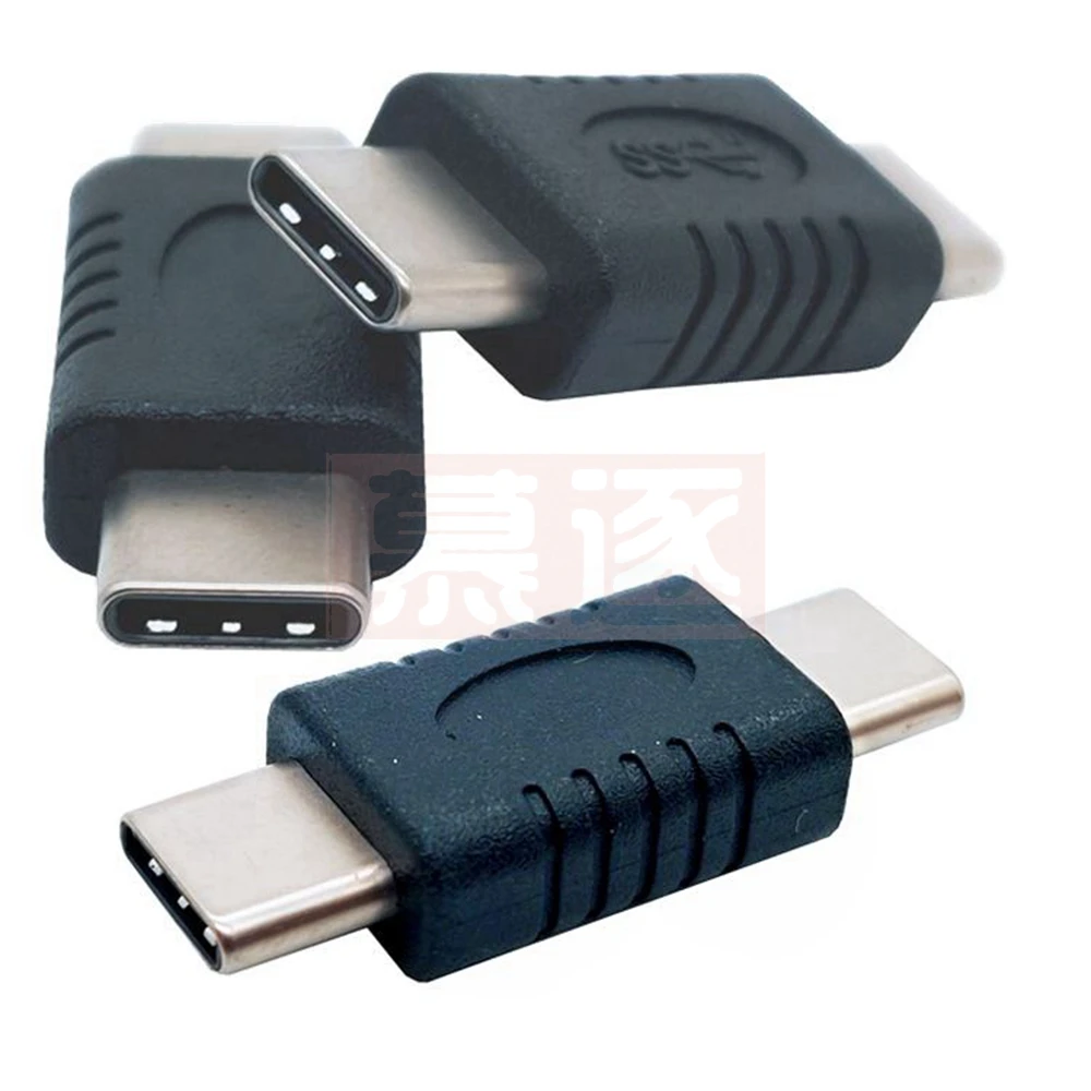 محول من النوع C ذكر إلى ذكر كابل بيانات USB-C محول كابل تمديد ذكر