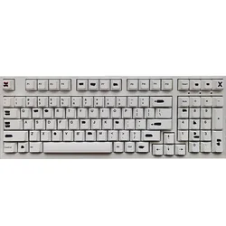 GMK Redacted Keycaps For MX Switch Mechanical Keyboard PBT Dye Sublimation Key Caps Cherry Profile GK87 980 108 key set