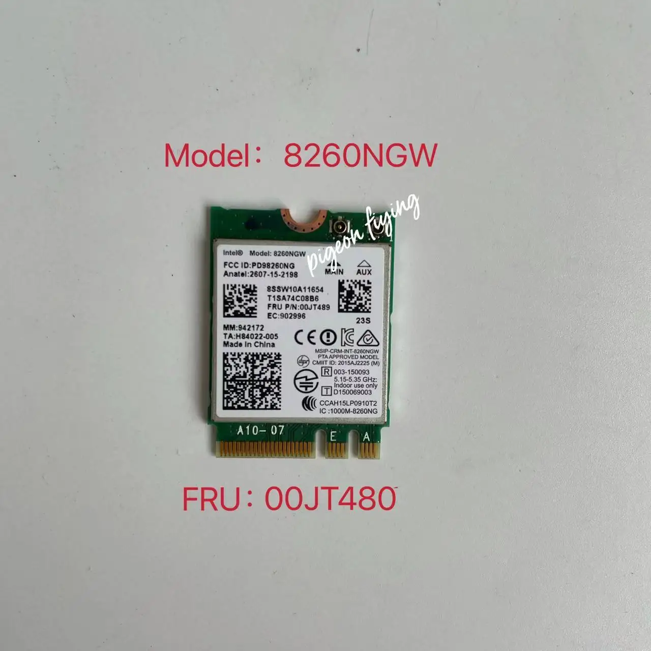 Wireless-AC 8260NGW Dual-band Card Wifi Bluetooth for lenovo ThinkPad  M800z  M900z  M900 M800 M700 M600 X1 FRU: 00JT480 00JT489