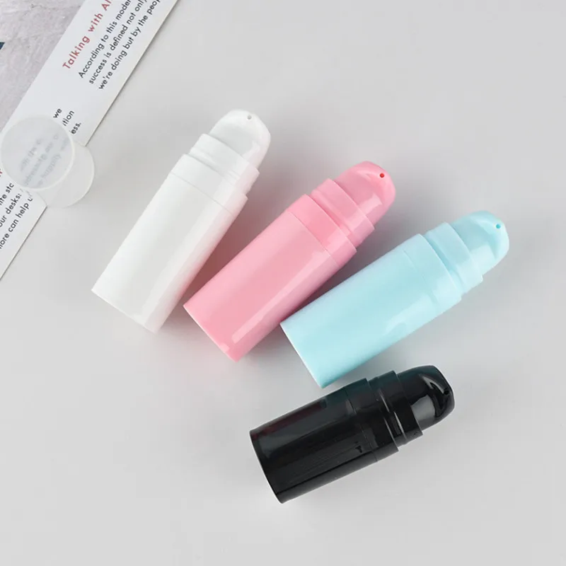 20/50pcs 5ml 10ml 15ml Empty Airless Pump Bottles Mini Lotion Vacuum Cosmetic Containers Women Make up Travel Emulsion Bottle