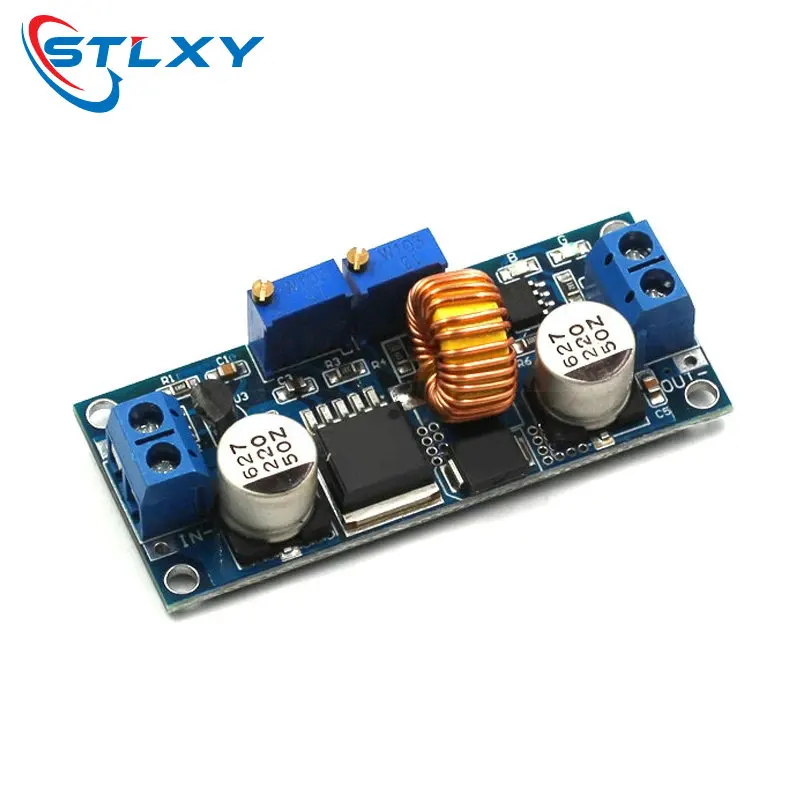Blue 5A DC to DC CC CV Lithium Battery Step down Charging Board Led Power Converter Lithium Charger Step Down Module XL4015 B