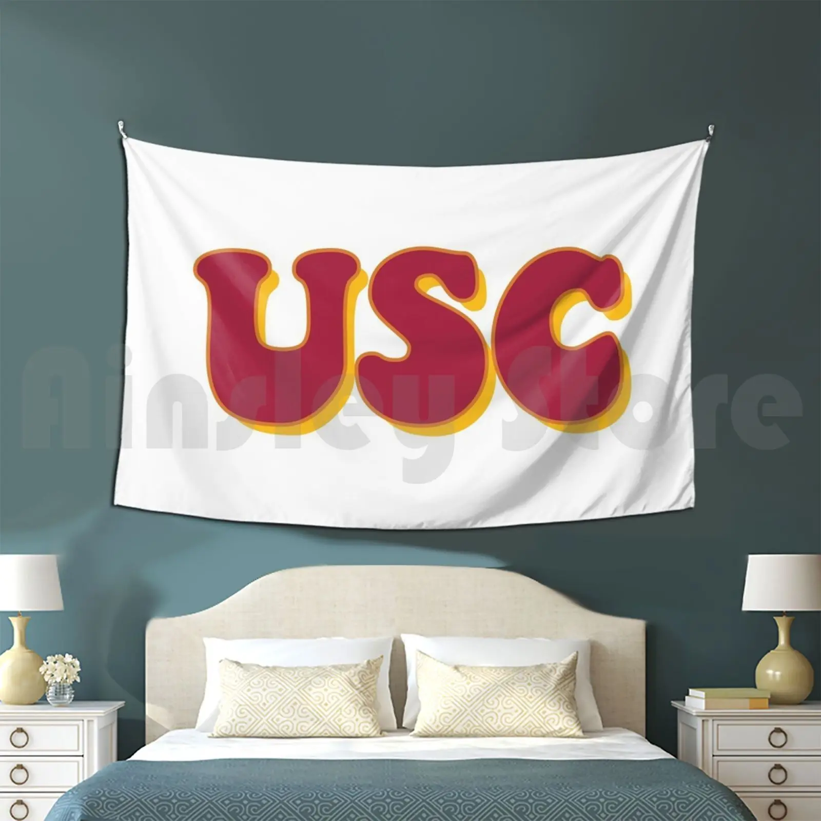 Tapestry Usc 3019 Ftfo College Socal La West Coast California University Uc Major Retro
