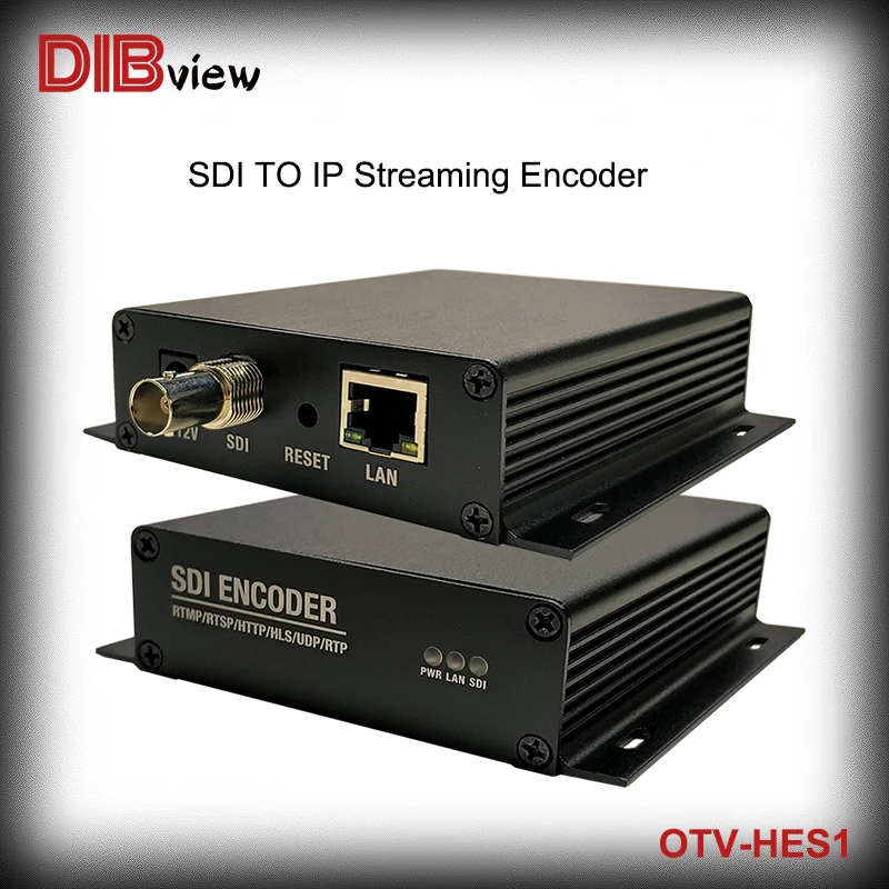 Dibview Facebook Youtube Ustream Wowza H.265 HEVC RTMP UDP SRT H.264 SDI HD Code IPTV streaming server hdmi to ip video encoder