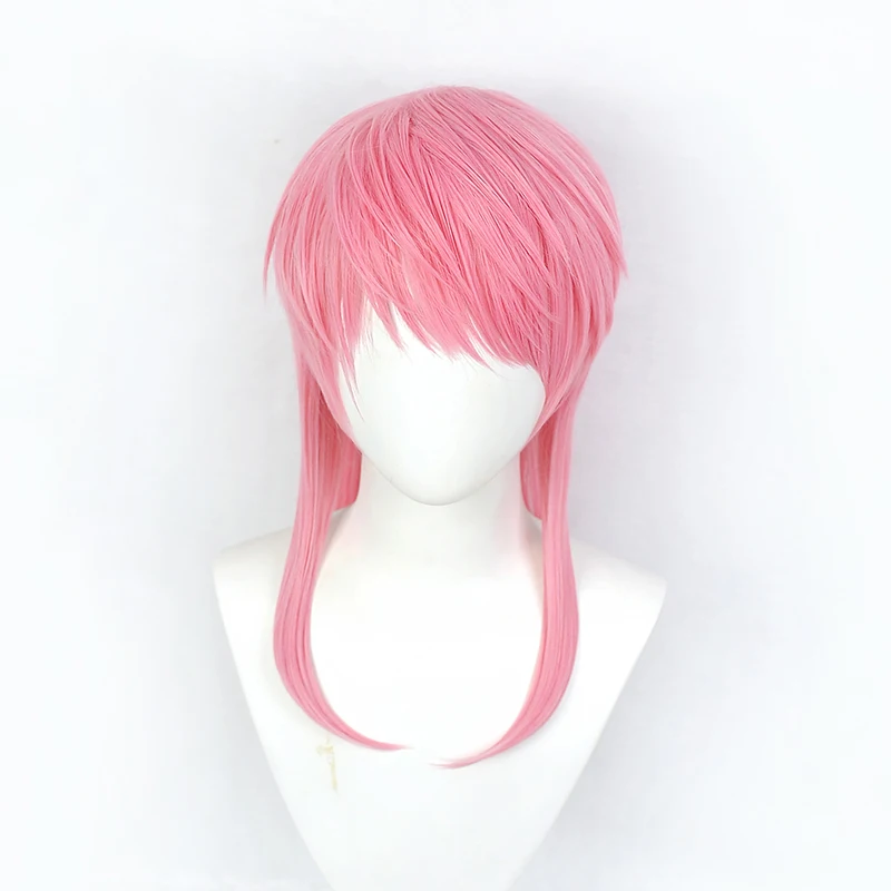 

Anime Sanzu Haruchiyo Cosplay Wig Pink Long Hair Haruchiyo Akashi Heat Resistant Hair Wigs + Wig Cap