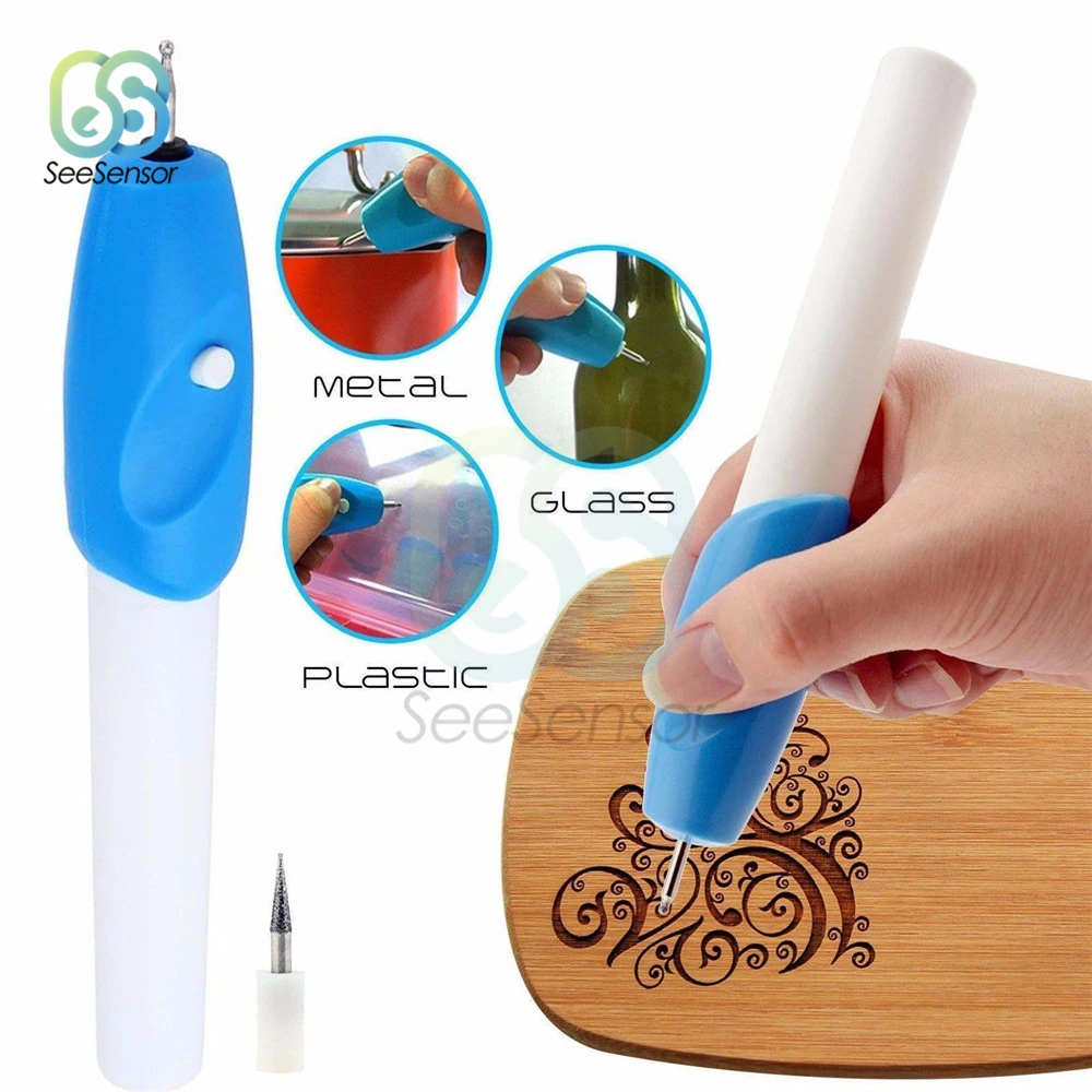 Mini Engraving Pen Electric Jewellery Metal Plastic Glass Wood Engraver Pen Carve Tool Hand Tools