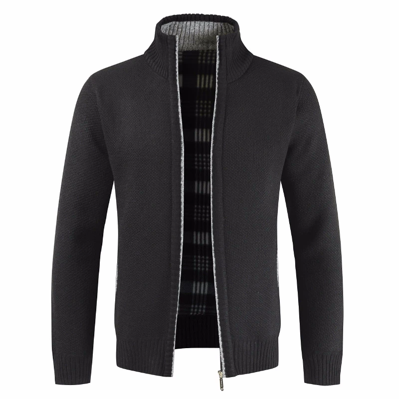 2020 Mannen Dikke Nieuwe Mode Business Casual Trui Vest Mannen Merk Slim Fit Knitwear Uitloper Warm Winter Trui Jumper Mannen