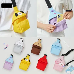 Mini bolso de hombro para niñas, Cartera de dibujos animados de animales, bolso de tarjeta, paquete de teléfono, bolso cruzado para niños, nuevo