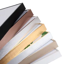 Customizable Large Size DIY Aluminum Alloy Wall Art Metal Photo Frame L Shape Modern High Grade Canvas Picture Frame
