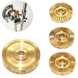 Rueda de engranaje de índice de cobre de alta calidad para joyería, accesorios para máquina de facetado de gemas, 32/64/72/80/96/120
