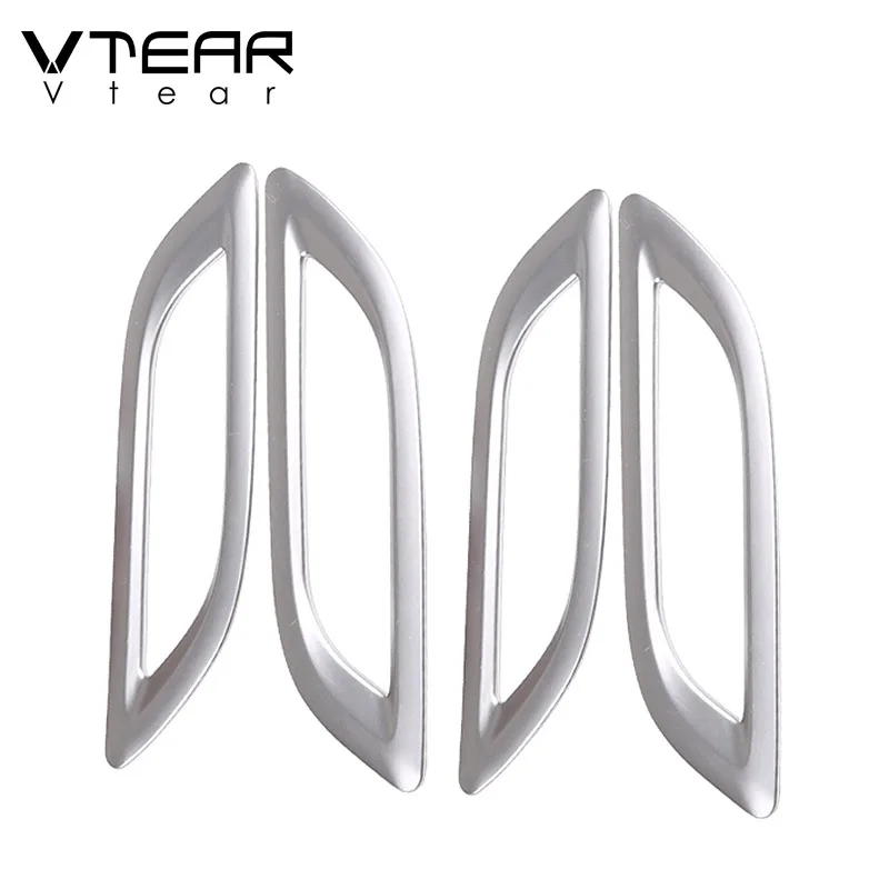 Vtear Car Door Welcome Light Trim Frame Cover Interior Parts Mouldings Auto Accessories for Geely Atlas Emgrand NL-3 Proton X70