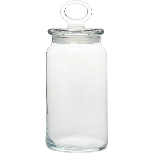 Pasabahce 96761 Kitchen Slim Glass Jar 1130 cc Sodalime Glass