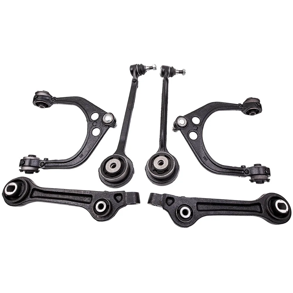 

maxpeedingrods 6 Piece 5168389AB Front Upper & Lower Control Arm For Dodge Challenger 2011-2014 RWD 4670508AF 4670509AF