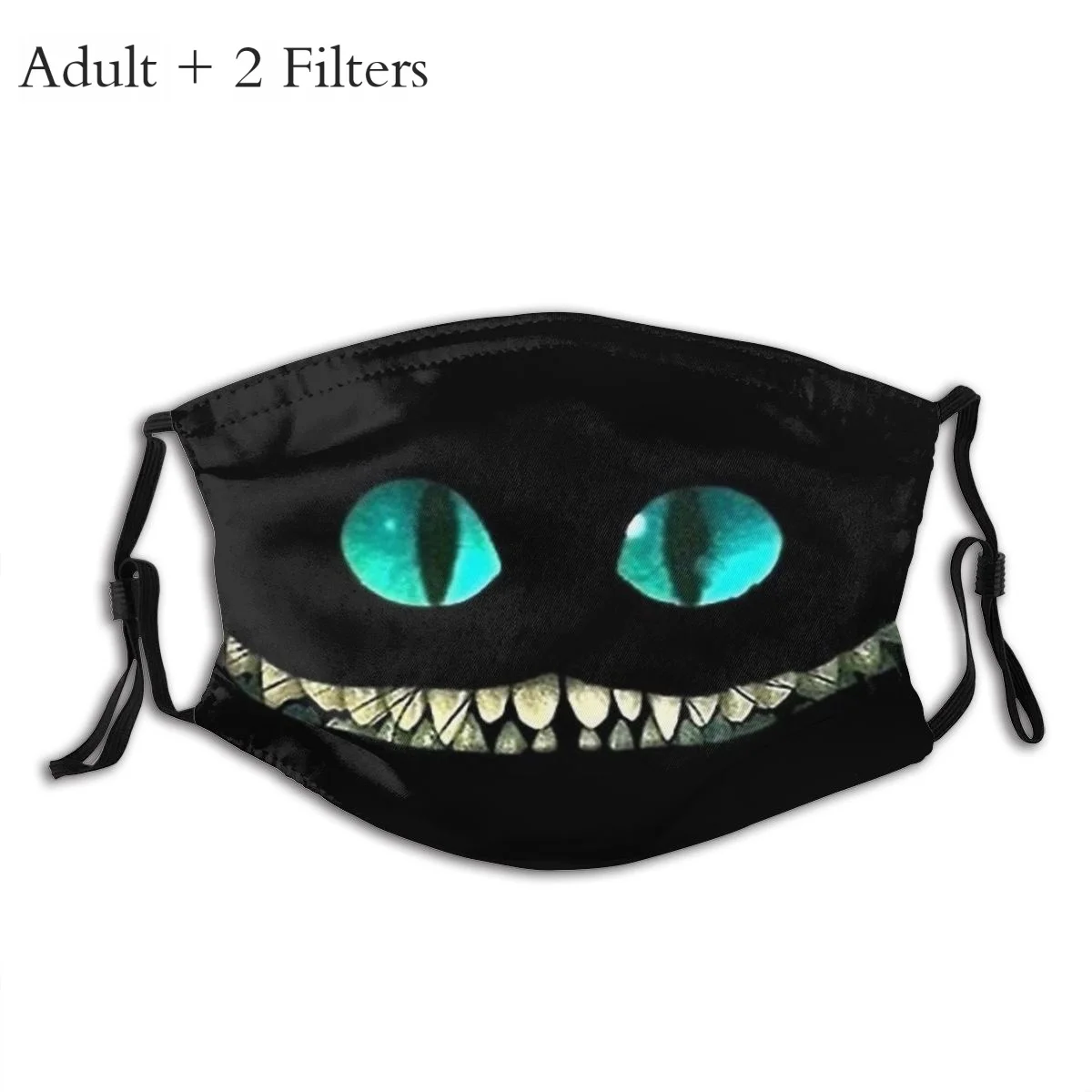 Grin Like A Cheshire Cat Face Mask Cheshire Cat Alice's Adventure in Wonderland Protection Reusable Washable Masks With Filters