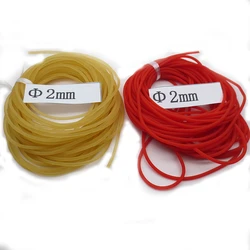 2mm Hohe Elastische Band Umreifung Angelschnur 10M Feste Gummi Angelschnur Elastische Tennis Schleuder Seil Gebunden Linie angelschnüre