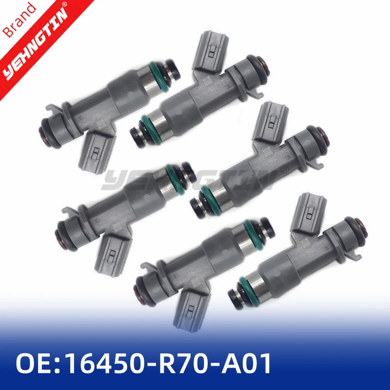 OEM 16450-R70-A01 Fuel Injectors For Accord 2008-2012,MDX RSX TL TSX 6cyl 3.5L V6 Car Nozzels 16450R70A01 Autopart