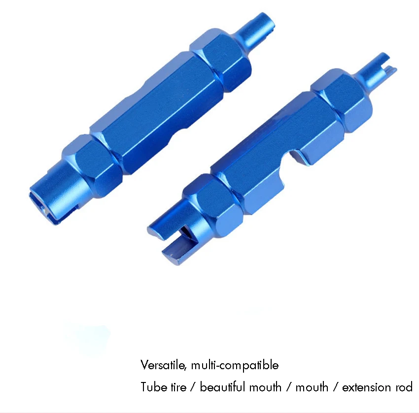 Bicycle Tire Nozzle Wrench Multifunctional Valve Core Tool Double-Head Portable Removal disassembly Spanner Bike Repair