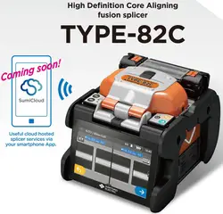 Upgraded Sumitomo Type-82C High definition core aligning fusion splicer T-82C Splicing machine with 6000mAh battery 5.0'' touch