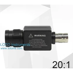 LOTO Oscilloscope Attenuation Adapter 20:1, General Purpose Oscilloscope Attenuator 20:1