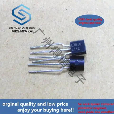 30 개 100% 오리지널 신제품 2SC3616 C3616 대형 볼륨 삼극관 테이핑-92 실제 사진 30 개 100% 오리지널 신제품 2SC3616 C3616 대형 볼륨 삼극관 테이핑-92 실제 사진