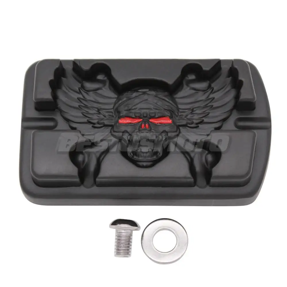 Motorcycle Footpegs Brake Pedal Pad Cover For Harley Dyna Switchback FLD Fatboy FLSTF Heritage Softail Classic FLSTC Road Glide view 3