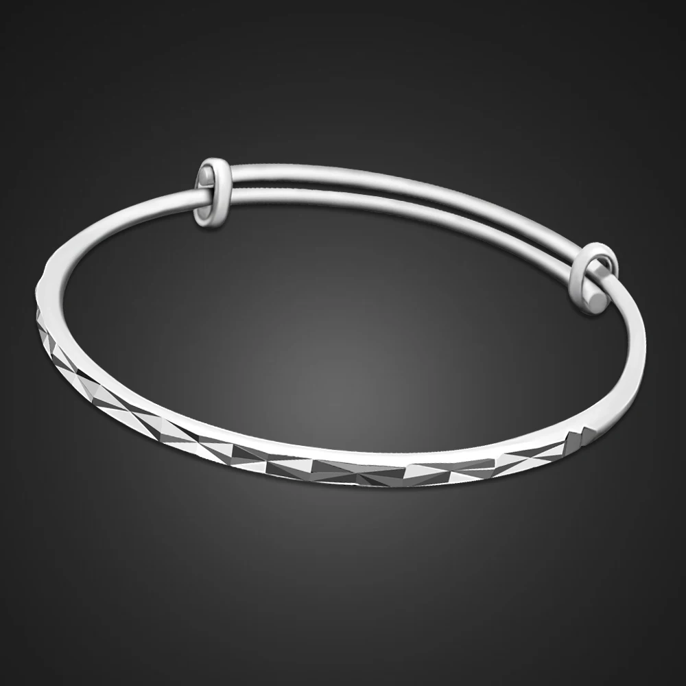 

Retro style silver stretching Bracelet solid silver Bracelet bangle popular jewelry NEW delicate Decorative pattern