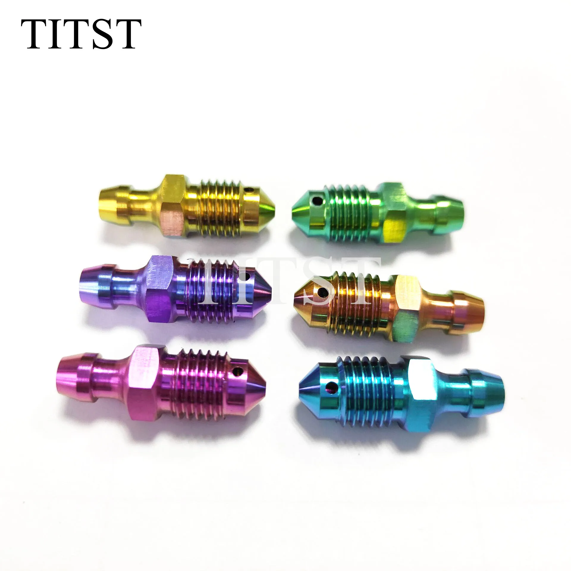 

TITST M8 Titanium Bleeder Nipples Air Valve For Brake Caliper/master Cylinde ( one lot = 10pcs )