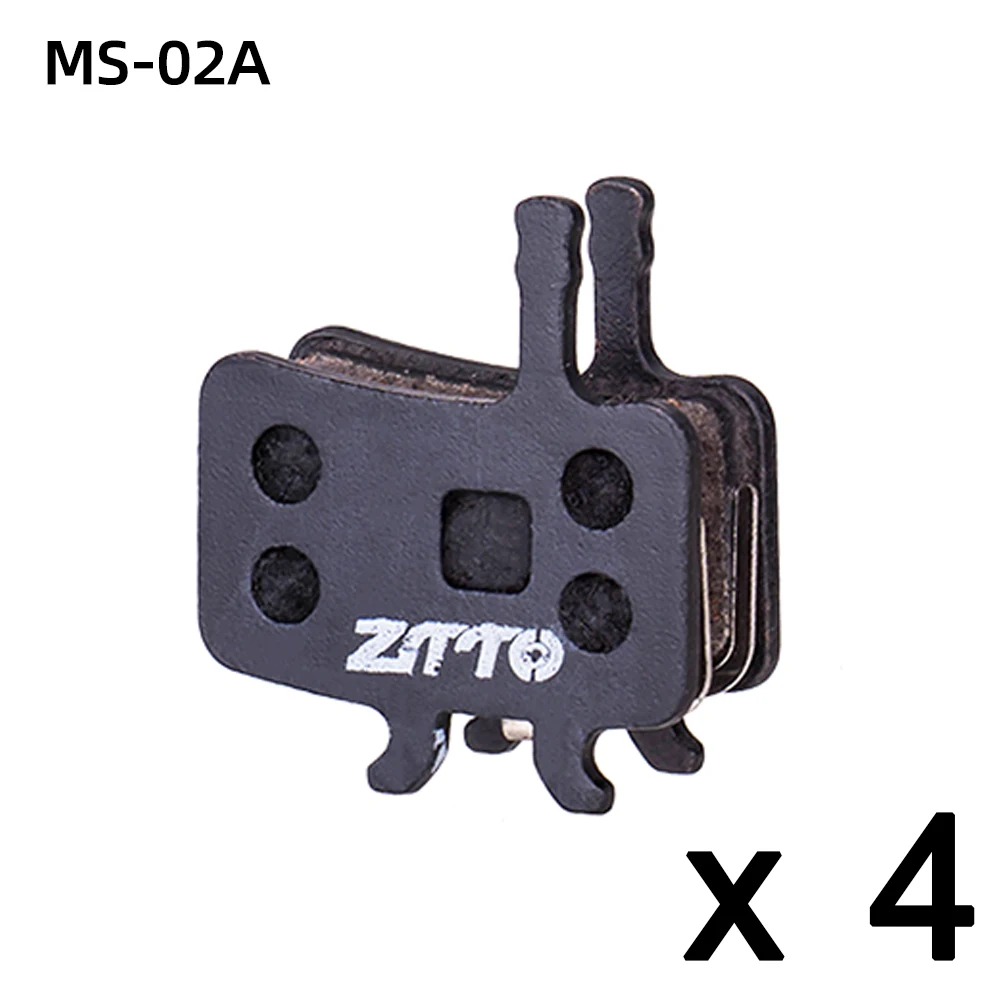 ZTTO 4 Paar MTB Halbmetall-Fahrrad-Bremsbeläge, leise Keramik für Fahrrad-Scheibenbremse M8020 M6100 MT200 Führungscode E9 DB ER MT6 MT4