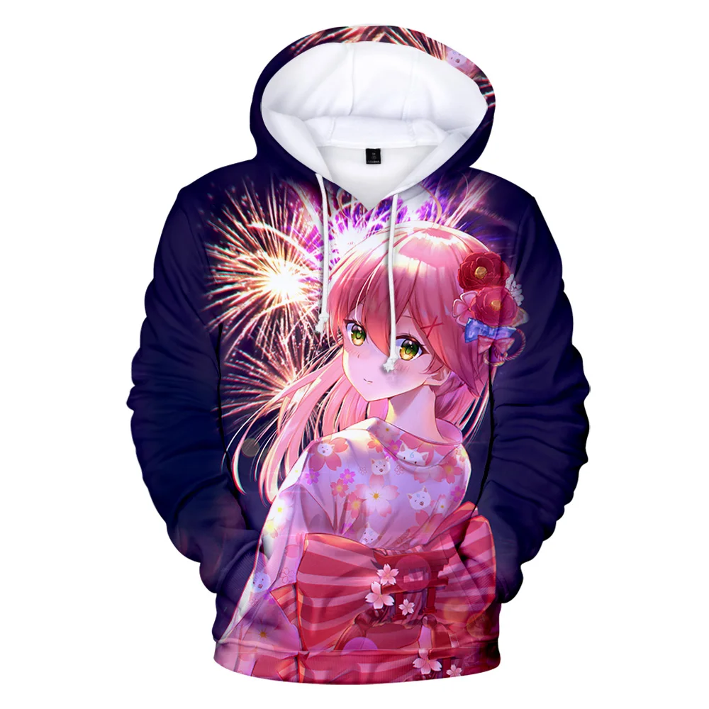 HOLOLIVE VTuber Sakura Miko 3D Print Fashion Fall Winer Suit Hoodies Sportswear Hooded Youthful Kawaii Women/Men The hooded